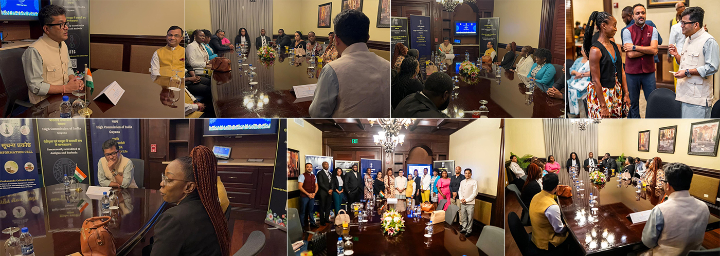  Hon‘ble Minister of State for External Affairs, Shri Pabitra Margherita, interacted with Indian Technical & Economic
Cooperation alumni from Antigua during his visit to Antigua & Barbuda, 09 October 2024