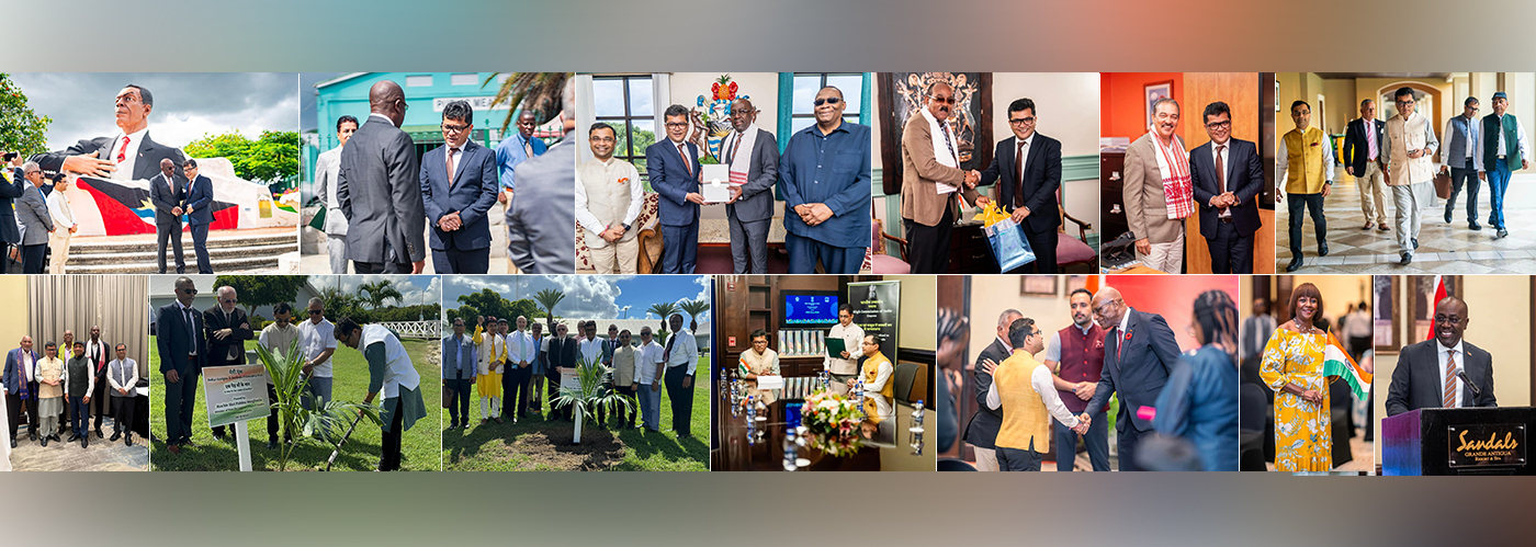  Glimpses of visit of Shri Pabitra Margherita, Hon‘ble Minister of Stste for External Affairs & Textiles to Antigua &
Barbuda (06-08 October 2024)