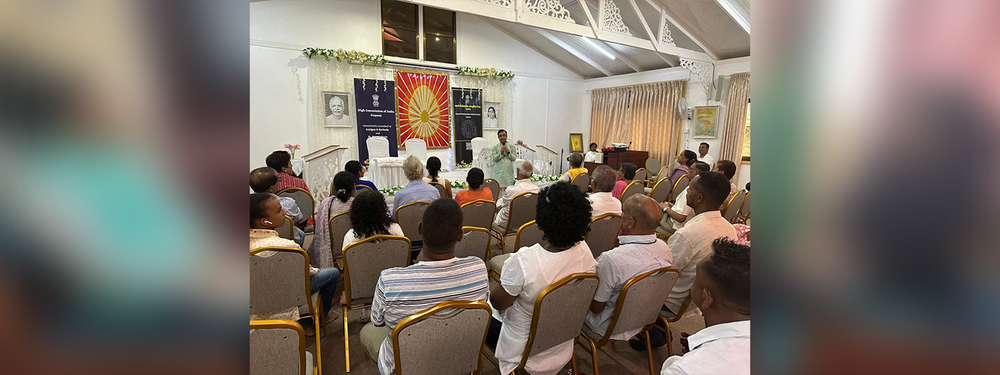  High Commission of India and Swami Vivekananda Cultural Centre in Georgetown, Guyana in collaboration with #brahmakumaris in Guyana celebrated #rakshabandhan with a special meditation session at Brahmakumaris Meditation Centre in Georgetown, Guyana
