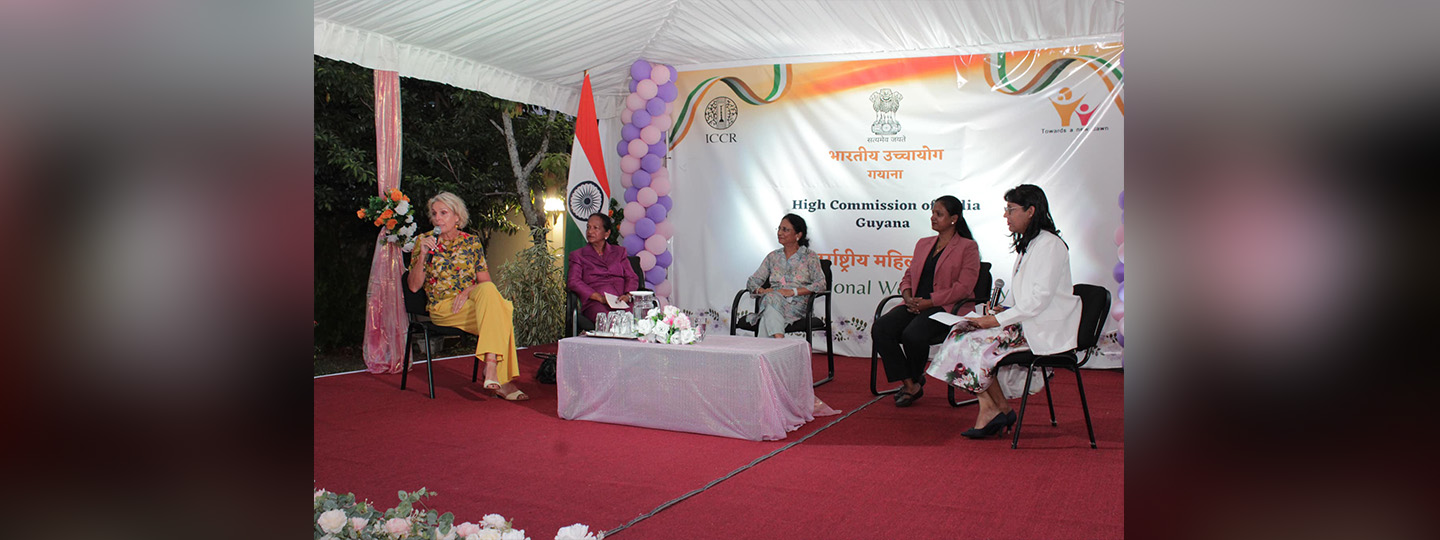  Panel discussion during International Women's Day organised by the High Commission  on 08 March 2024
