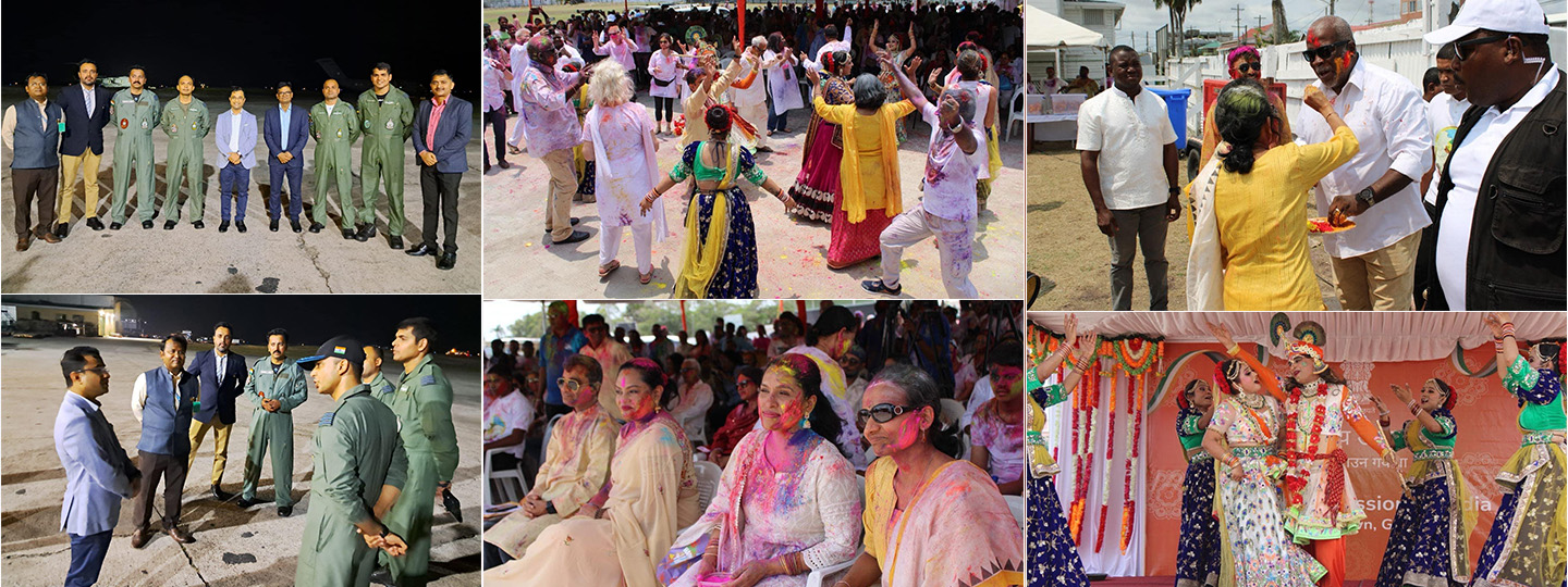  Glimpses of the Holi Phagwah celebration hosted by the High Commission of India and Swami Vivekananda Cultural Centre Georgetown, Guyana on 25 March 2024