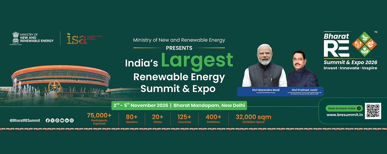  Bharat Renewable Energy Summit and Expo, New Delhi, 2-5 November 2026